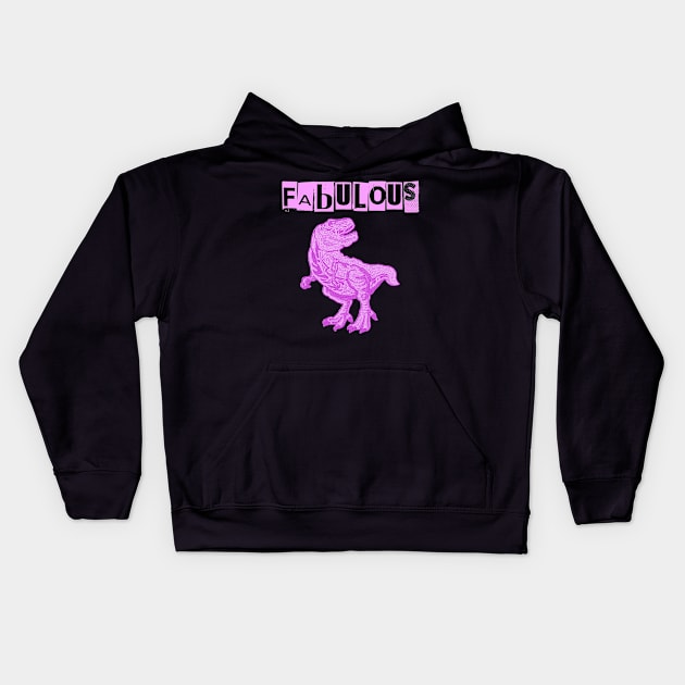 Tyrannosaurus Rex is Fab Kids Hoodie by IEatFanBoys